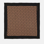 Écharpes, foulards et gants Carré de soie Iconographe Valentino Garavani Marron Femme