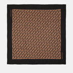 Écharpes, foulards et gants Carré de soie Iconographe Valentino Garavani Marron Femme