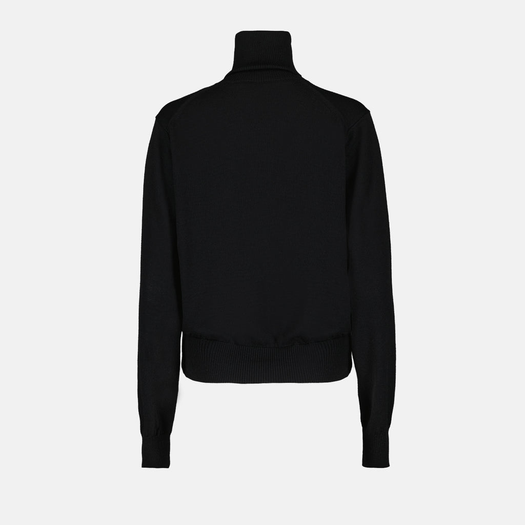 Maille Pull col roulé Ami de Coeur Ami PARIS Noir Femme