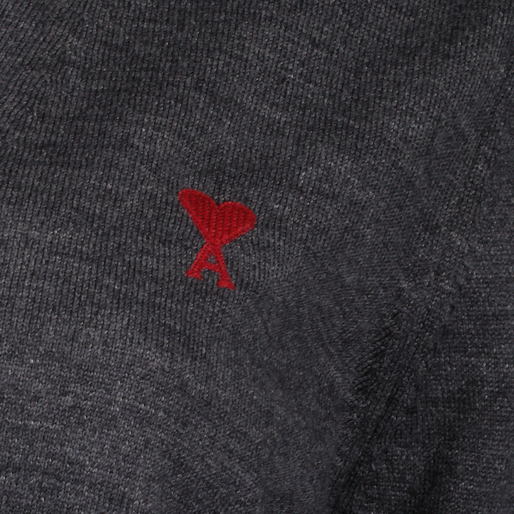 Maille Cardigan Ami de Coeur Ami PARIS Gris Femme