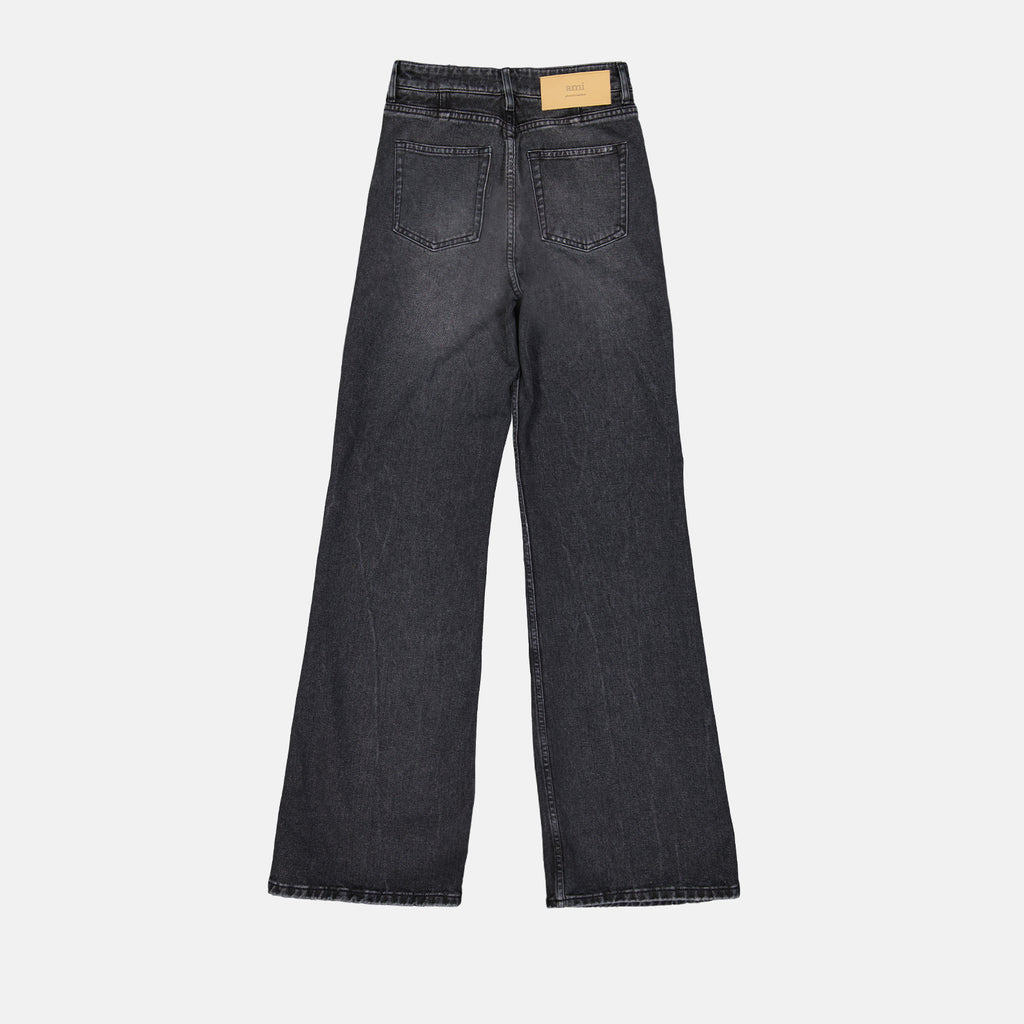 Pants Flared denim pants Ami PARIS Black Women