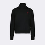 Prendas de punto Jersey de Cuello Alto Ami de Coeur Ami PARIS Negro Homme