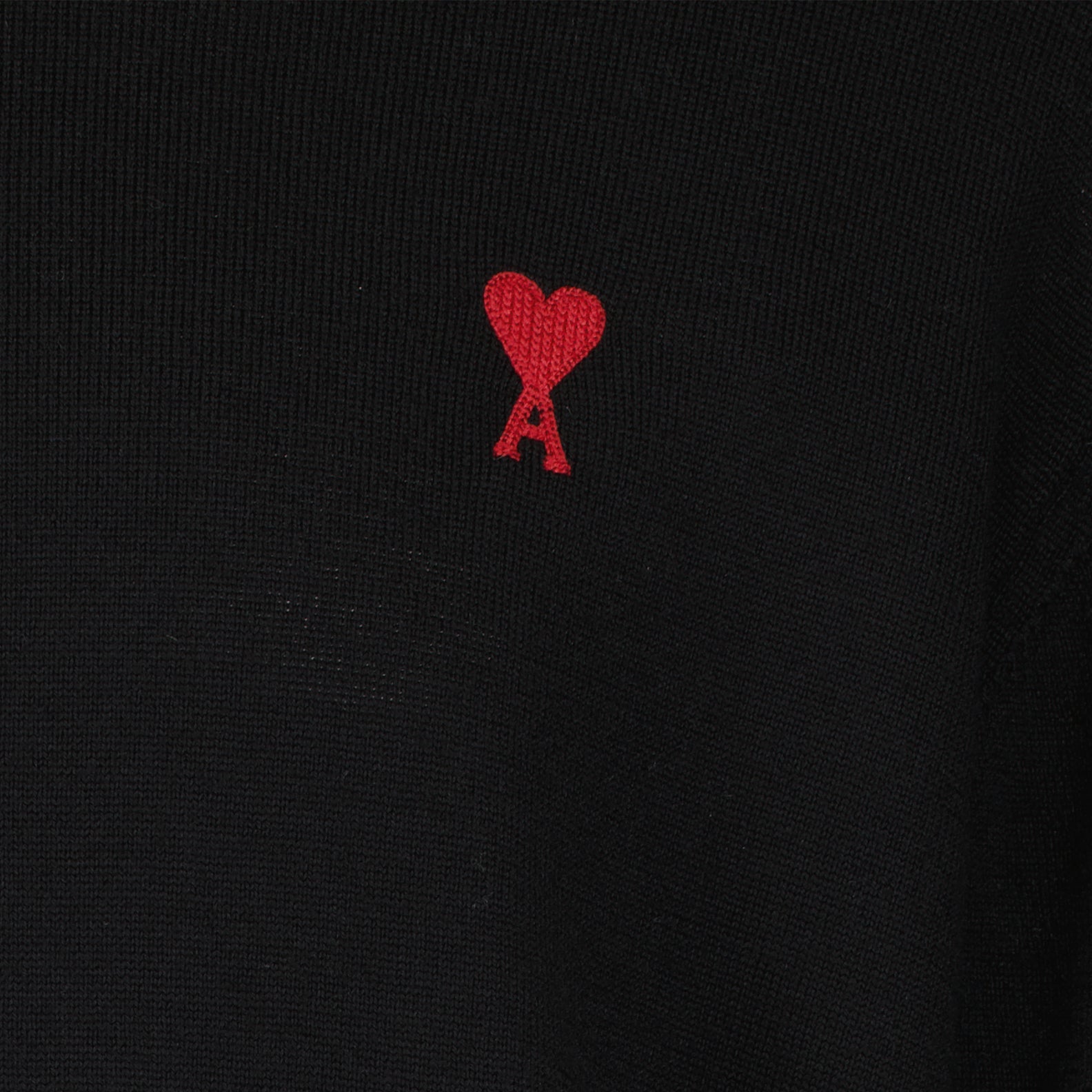 Malhas Ami de Coeur Turtleneck Ami PARIS Preto Homme