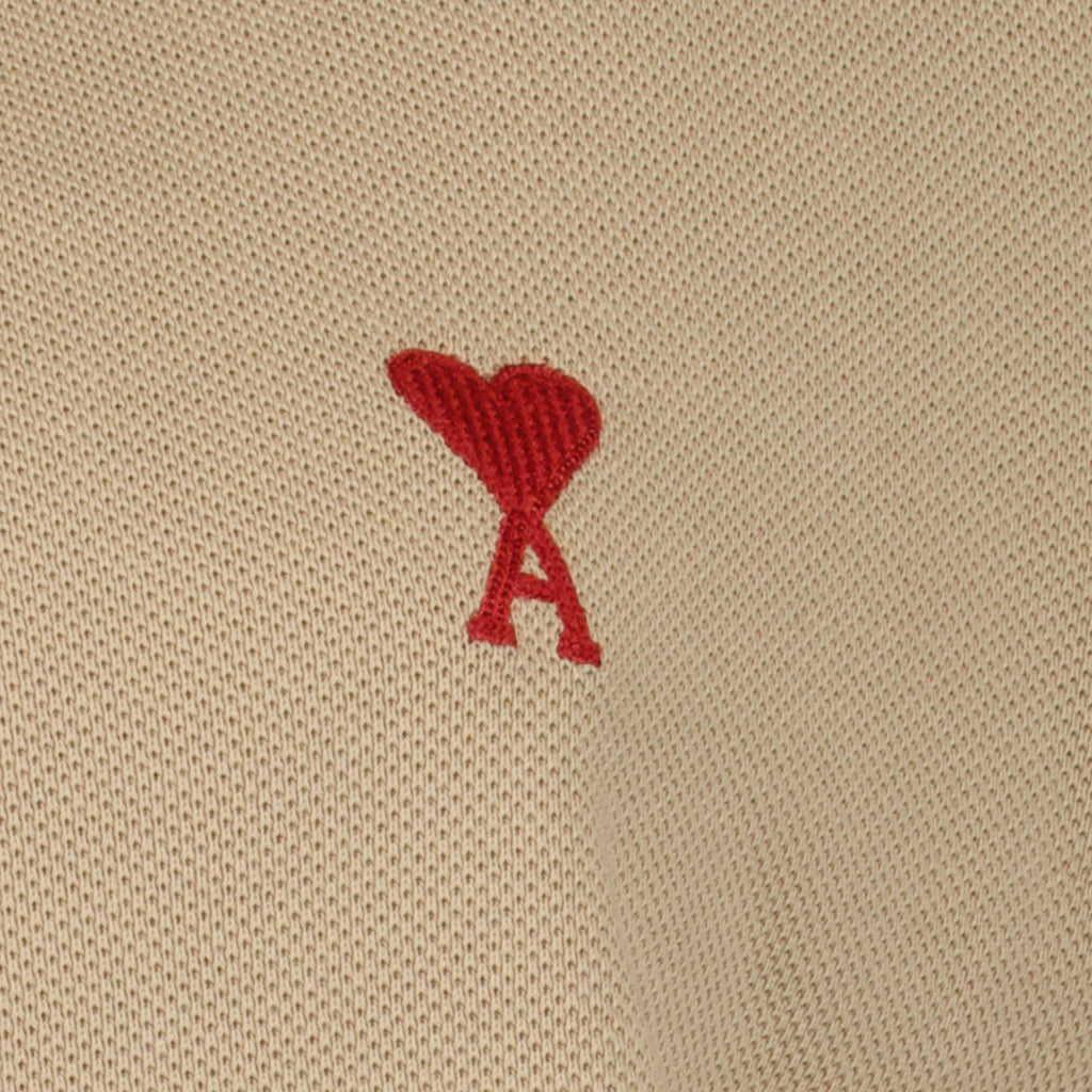 Polos Polo Ami de Coeur Ami PARIS Beige Unisexo
