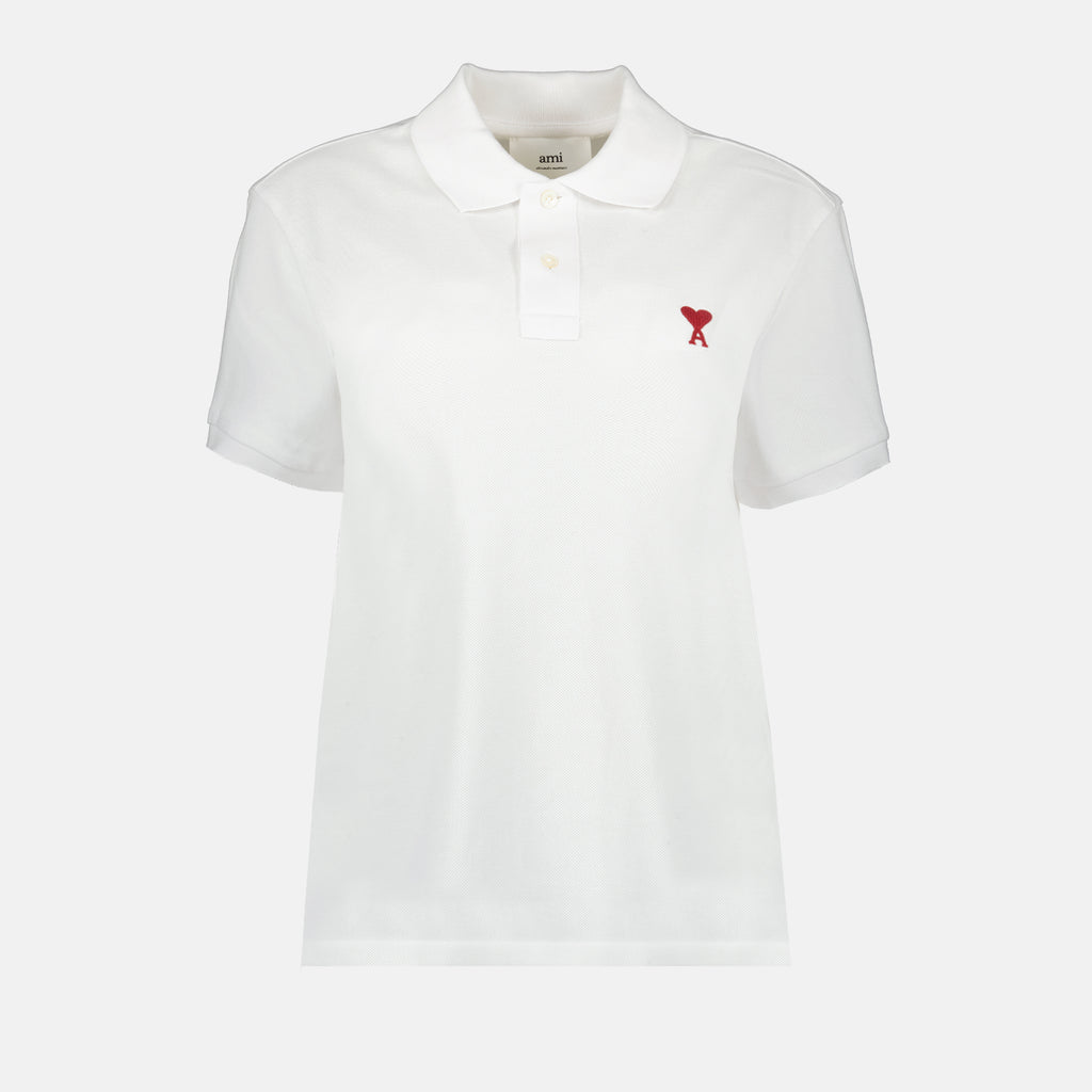 Polo shirts Friend of Heart Polo Shirt Ami PARIS White Unisex