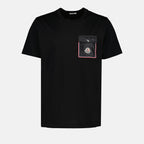 T-shirts Pocket t-shirt Moncler Black Man