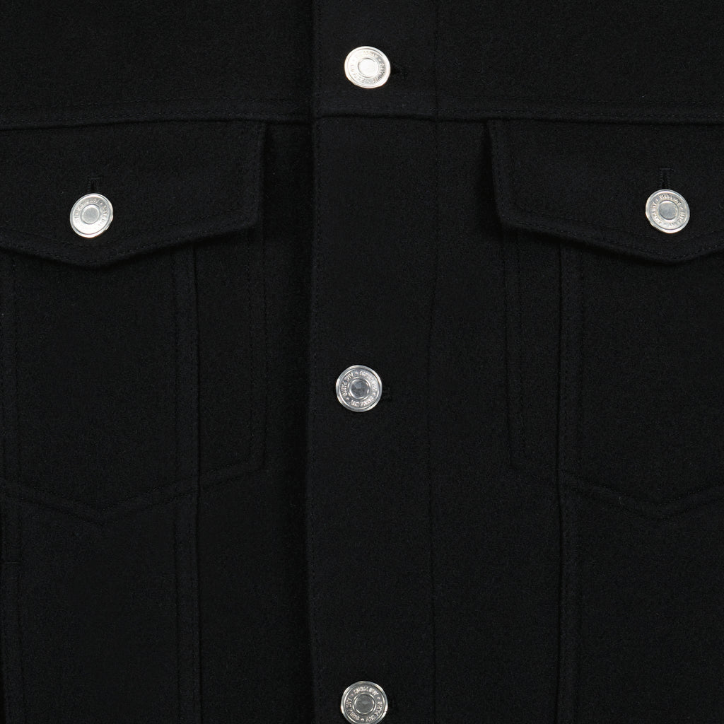 Jaquetas Veste en laine Ami PARIS Preto Unissex