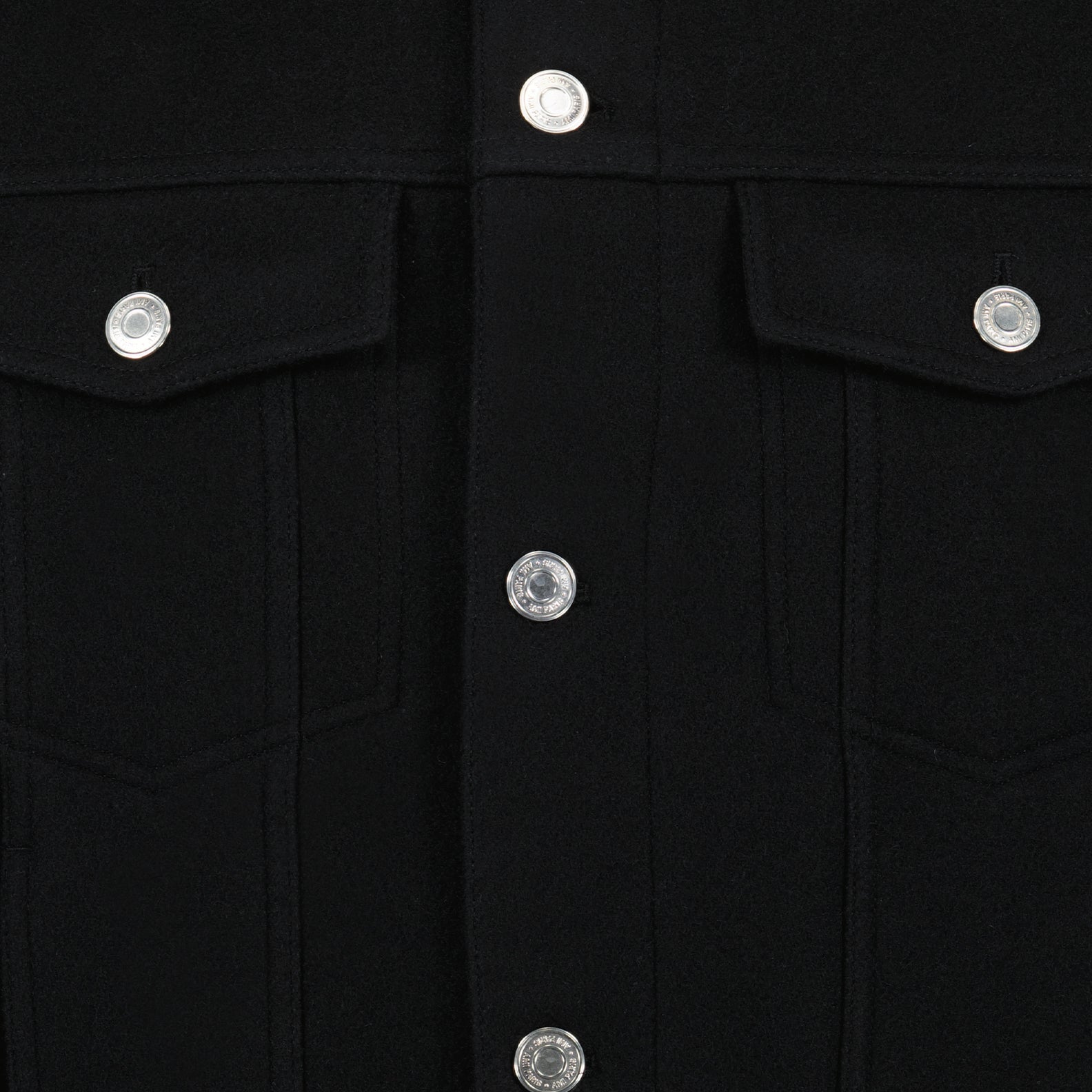 Jaquetas Veste en laine Ami PARIS Preto Unissex