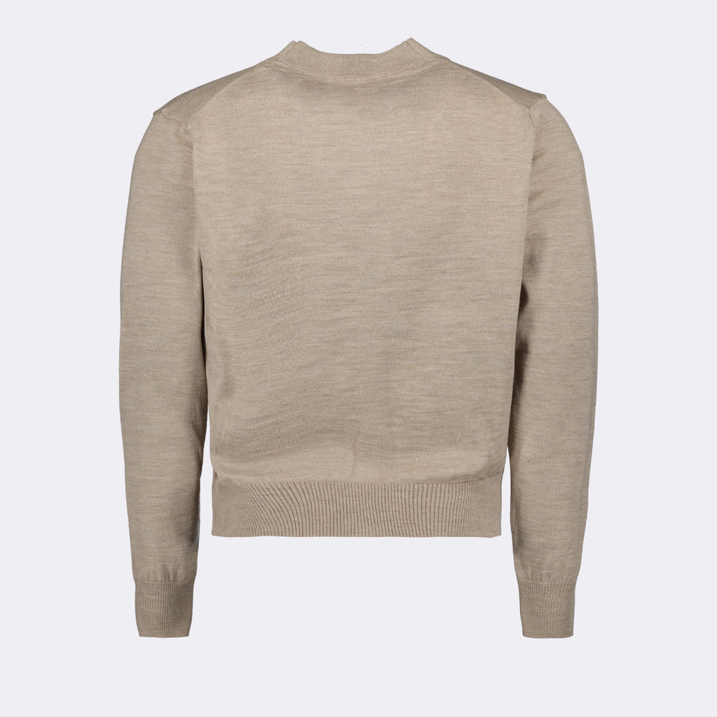 Maille Cardigan Ami de Coeur Ami PARIS Beige Homme