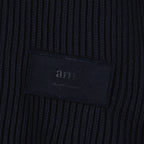 Prendas de punto Col roulé étiquette Ami PARIS azul oscuro Femme