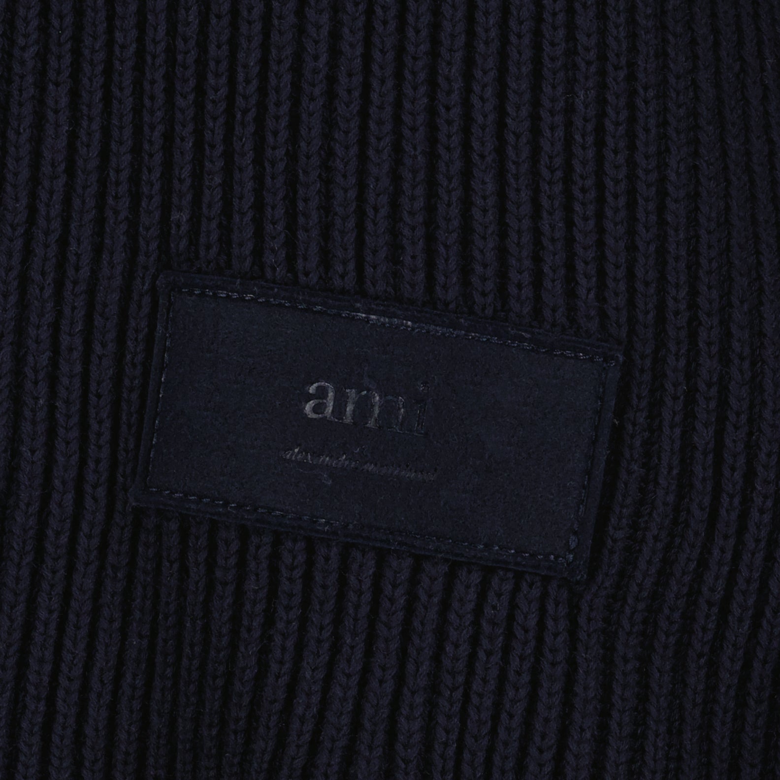 Malhas Col roulé étiquette Ami PARIS Azul escuro Femme