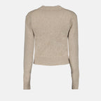 Maille Cardigan Ami de Coeur Ami PARIS Beige Femme