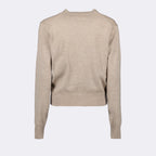 Maille Cardigan Ami de Coeur Ami PARIS Beige Femme