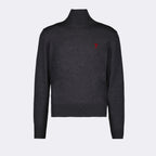 Prendas de punto Ami de Coeur Turtleneck Ami PARIS Gris Homme