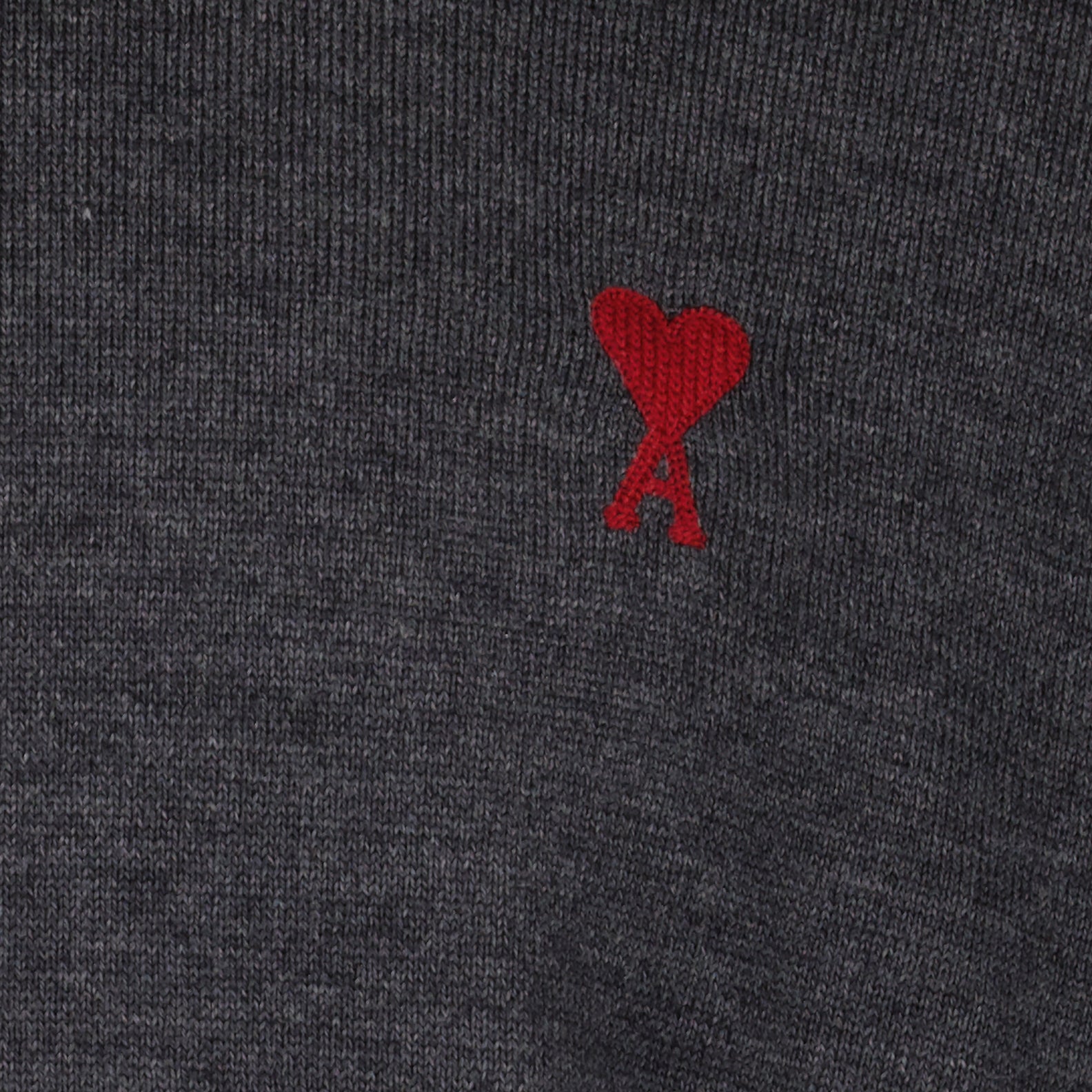 Malhas Ami de Coeur Turtleneck Ami PARIS Cinza Homme