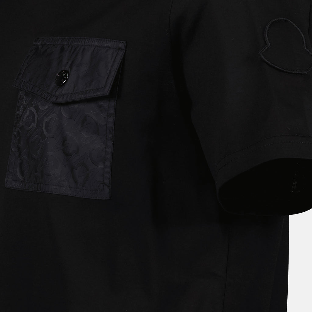T-shirt T-shirt à poche Moncler Nero Homme