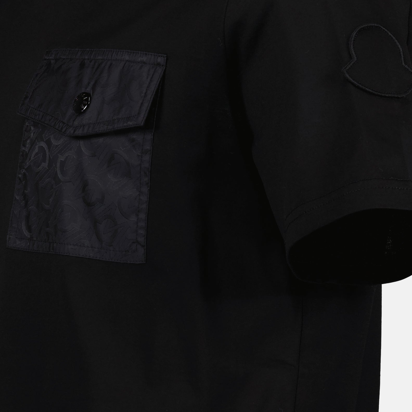 T-shirt T-shirt à poche Moncler Nero Homme