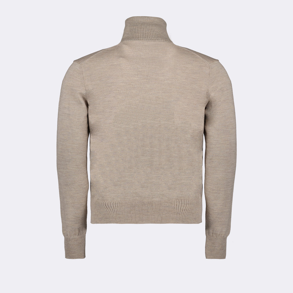 Malhas Ami de Coeur Turtleneck Ami PARIS Bege Homme