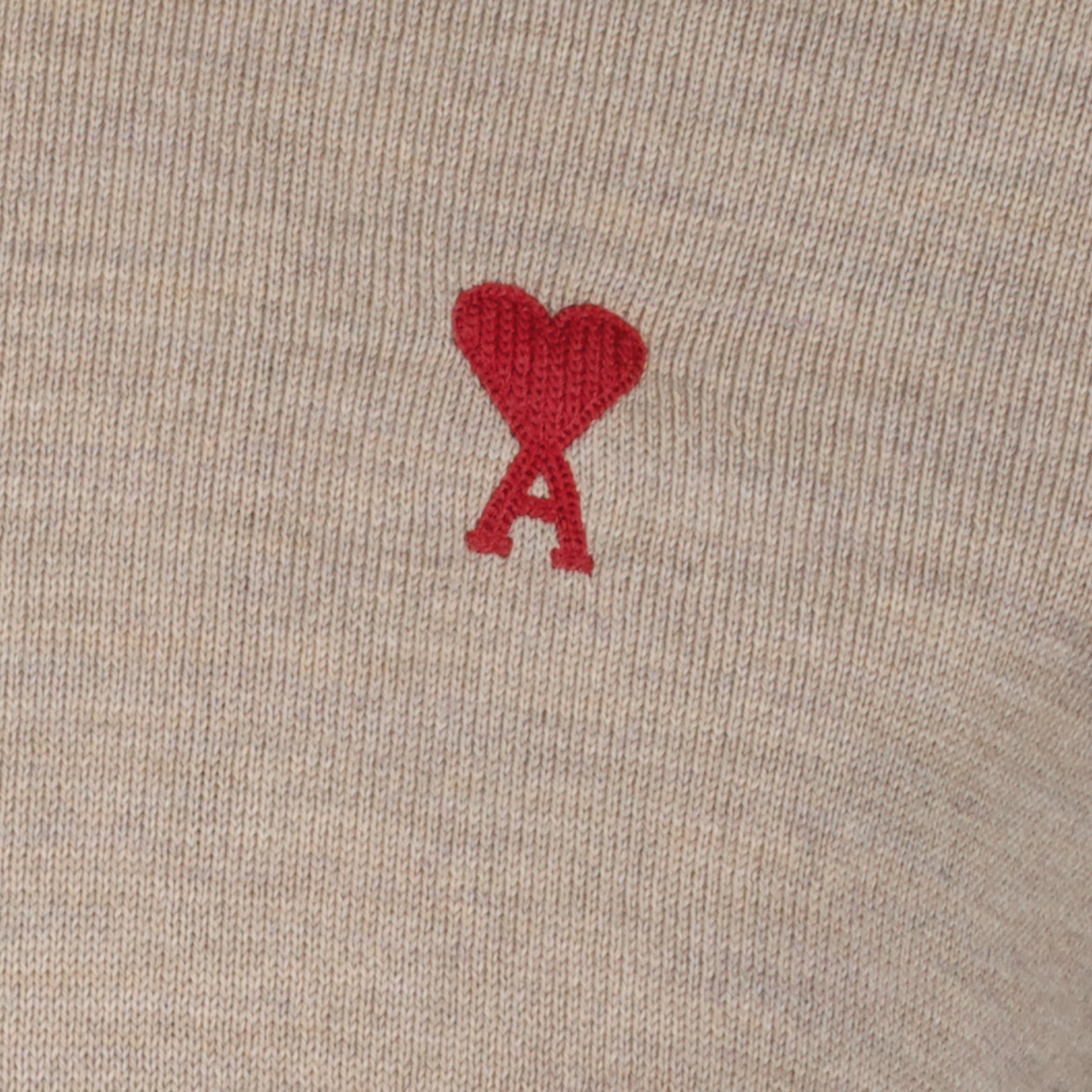 Malhas Ami de Coeur Turtleneck Ami PARIS Bege Homme