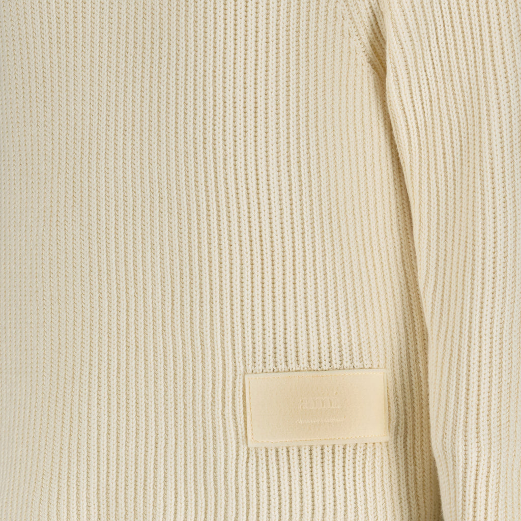 Maglieria Pull a etichetta Ami PARIS Beige Femme