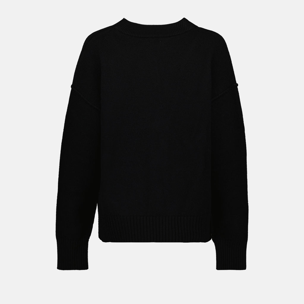 Maille Cardigan Ami de Coeur Ami PARIS Noir Unisexe