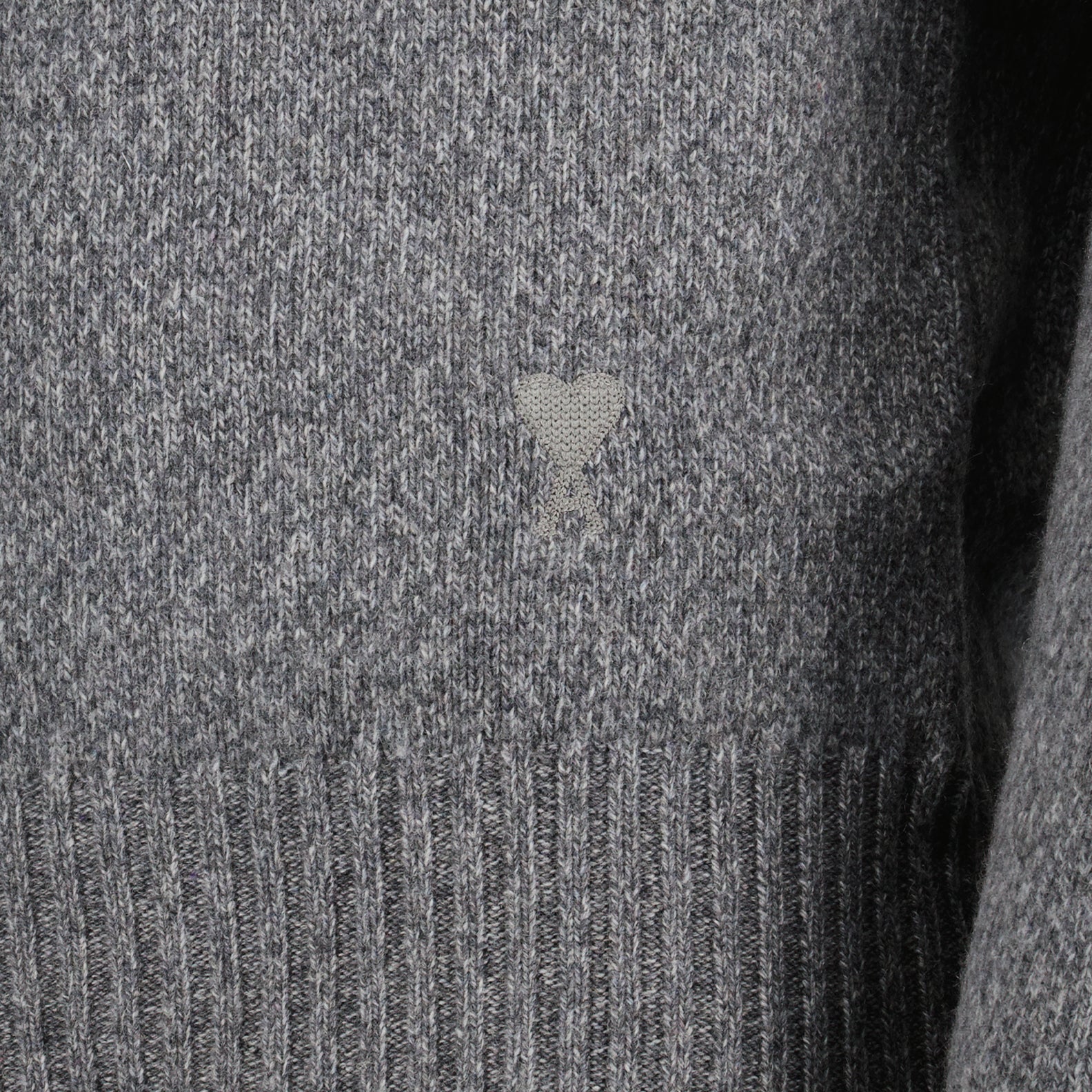 Maille Pull Ami de Coeur Ami PARIS Gris Homme