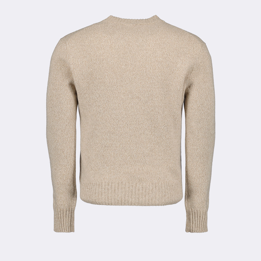 Maglieria Pull Ami de Coeur Ami PARIS Beige Homme