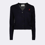 Maille Cardigan Ami de Coeur Ami PARIS Bleu Femme