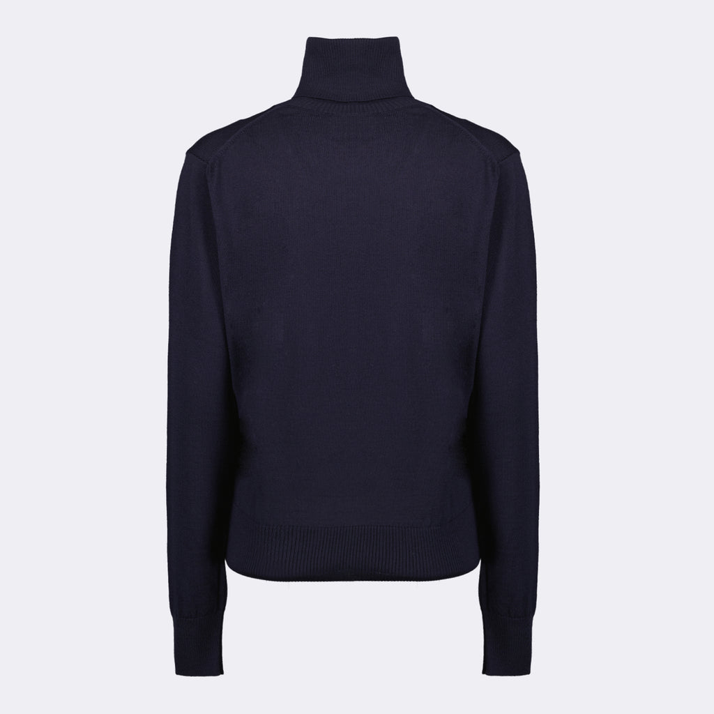 Knitwear Ami de Coeur turtleneck sweater Ami PARIS Blue Women