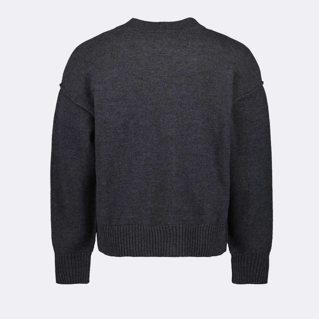 Maille Cardigan Ami de Coeur Ami PARIS Gris Unisexe