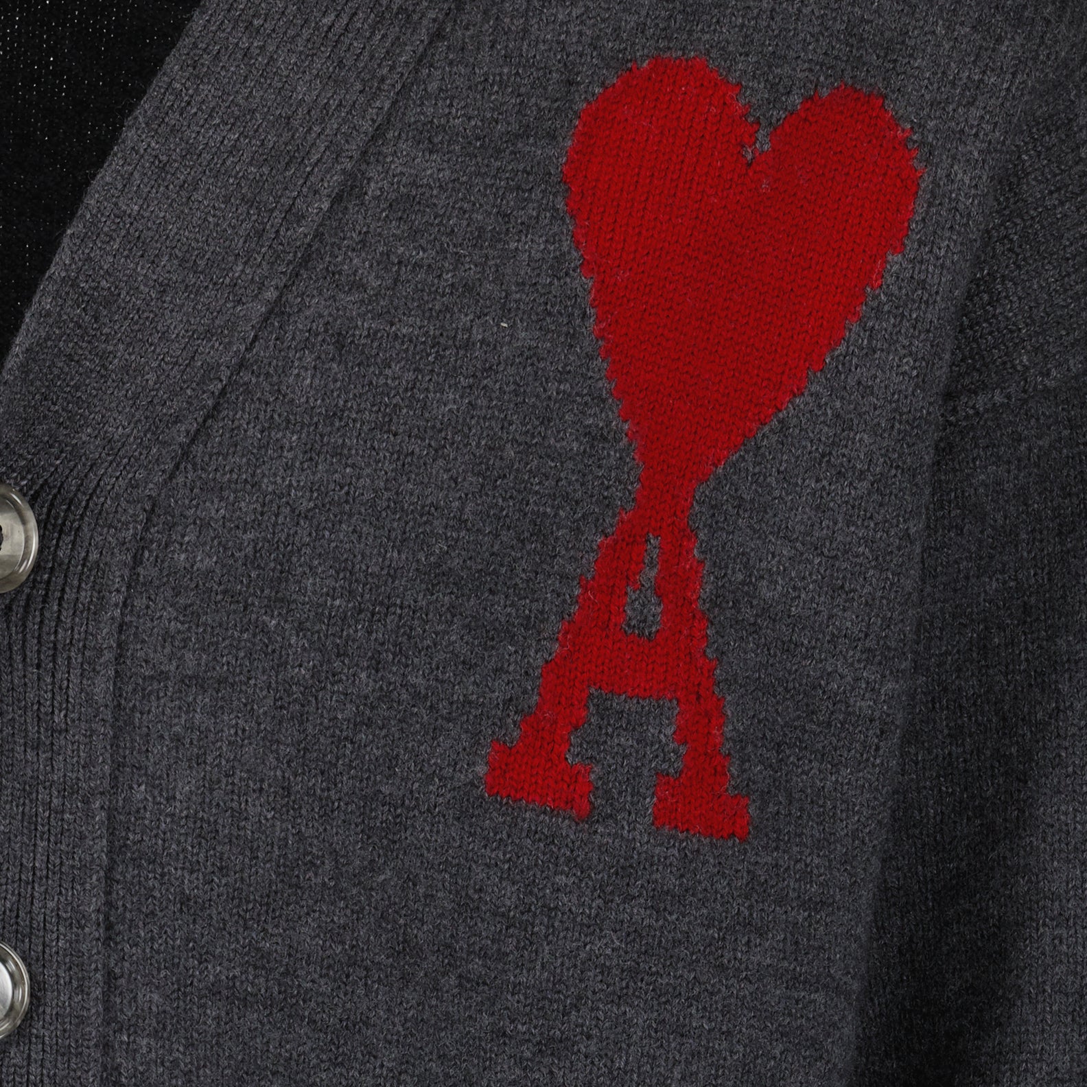 Maille Cardigan Ami de Coeur Ami PARIS Gris Unisexe