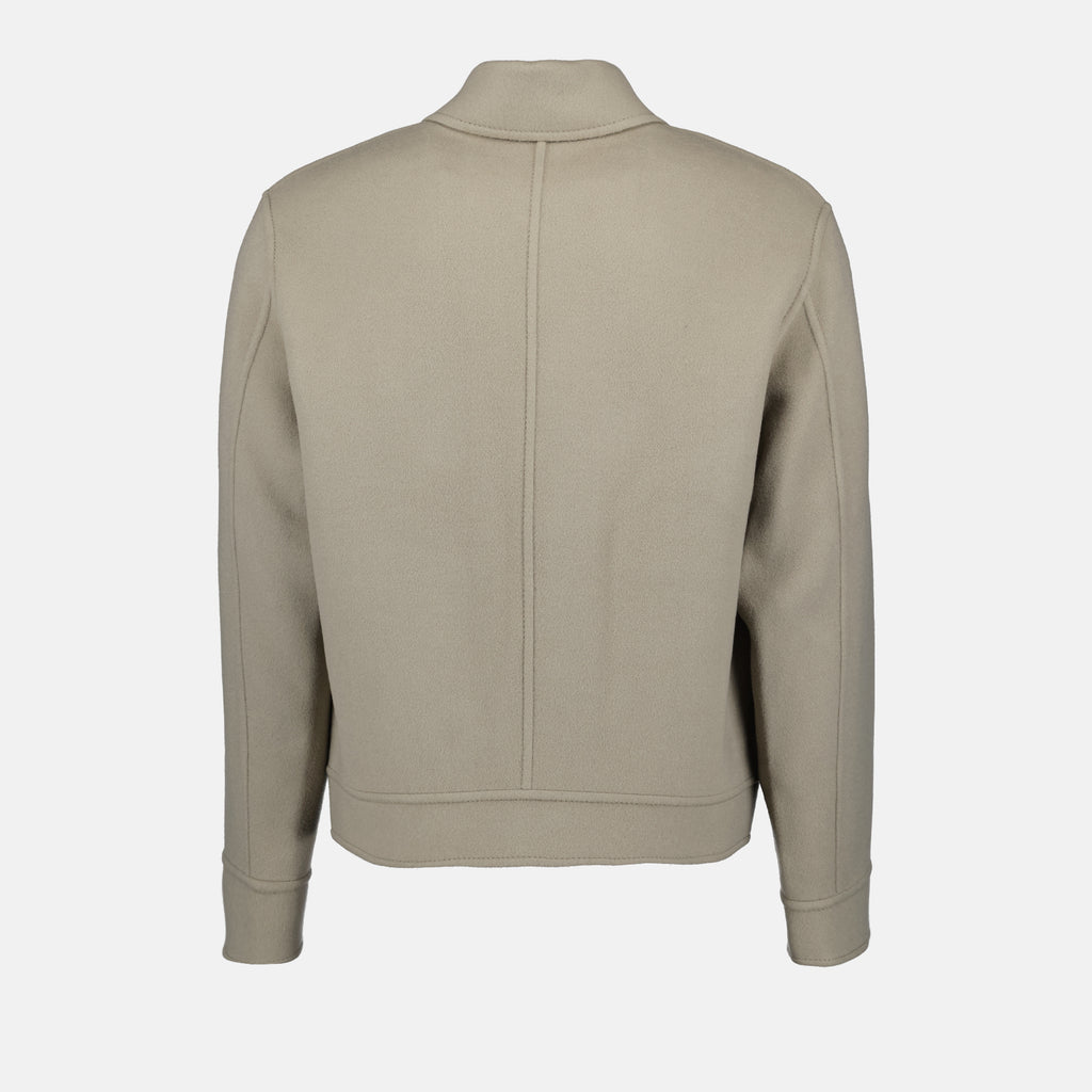 Jacken Veste en laine Ami PARIS Beige Homme