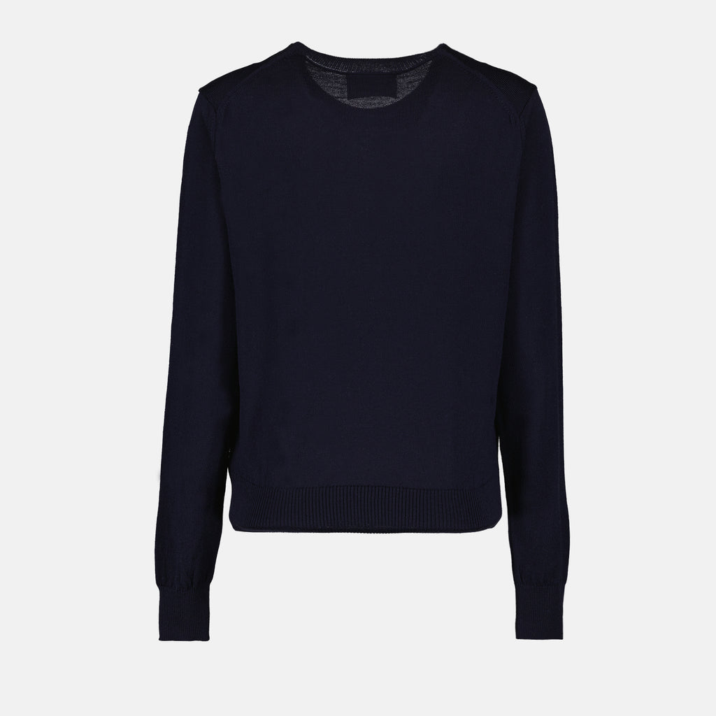 Maille Pull Ami de Coeur Ami PARIS Bleu Femme