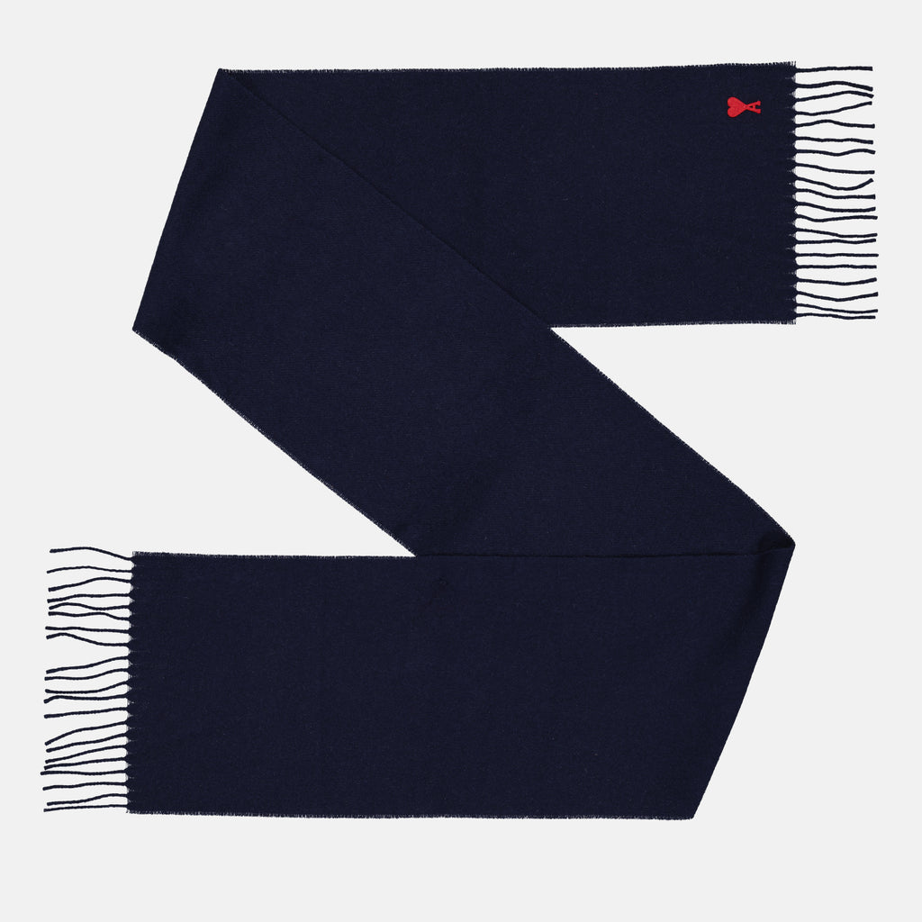 Écharpes, foulards et gants Écharpe Ami de Coeur Ami PARIS Bleu Unisexe