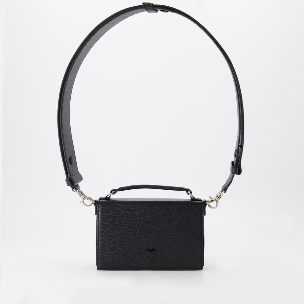 Umhängetaschen Sac Lunch Box Ami PARIS Schwarz Femme