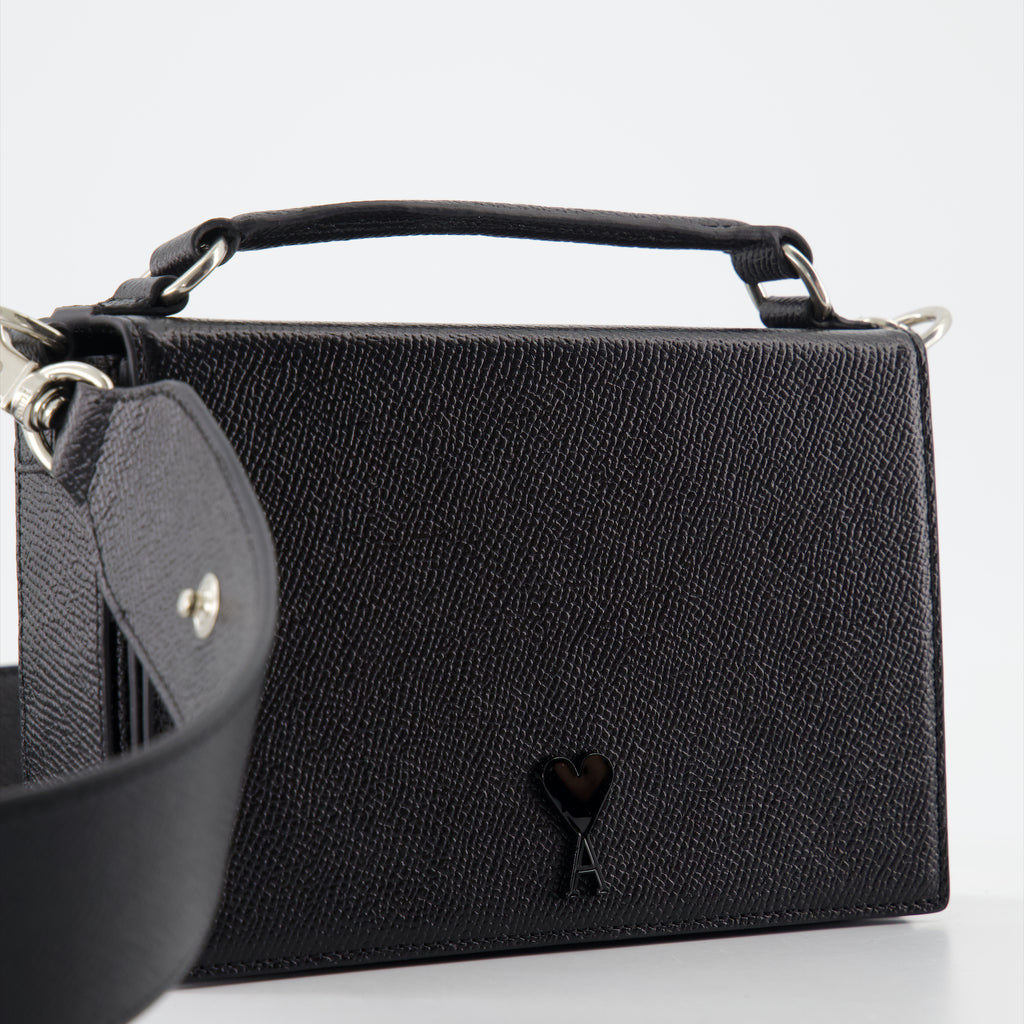 Umhängetaschen Sac Lunch Box Ami PARIS Schwarz Femme