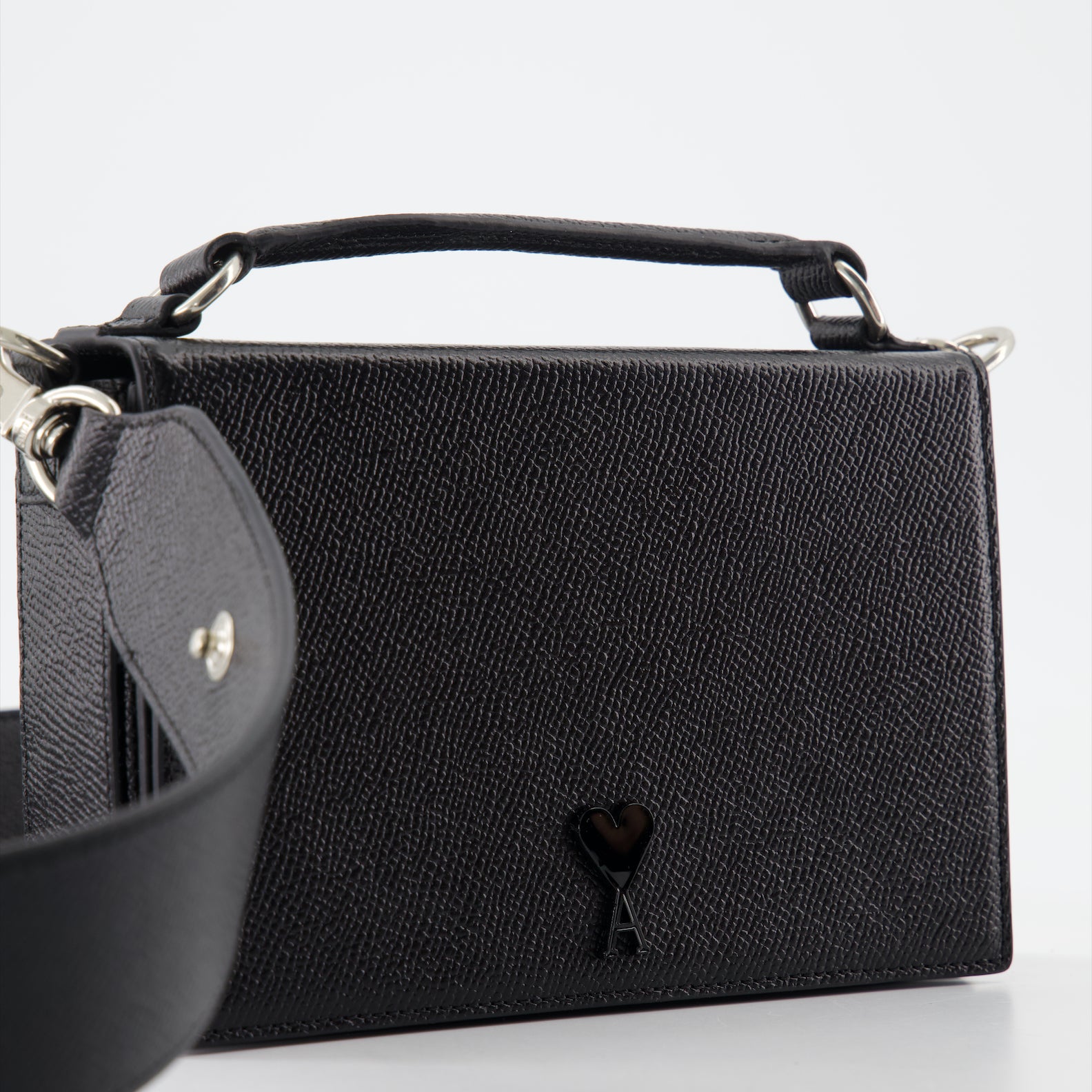 Umhängetaschen Sac Lunch Box Ami PARIS Schwarz Femme
