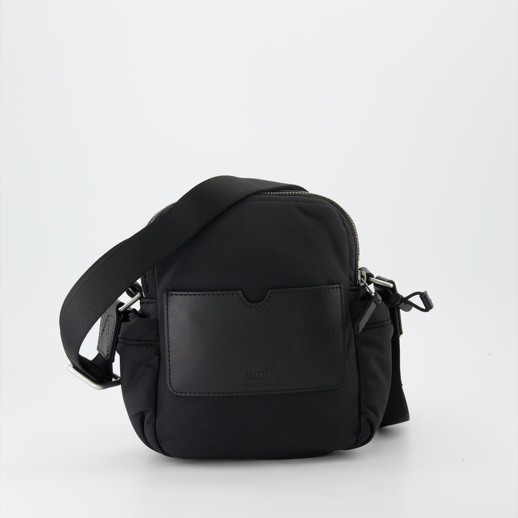 Borse a tracolla Sac bandoulière en nylon Ami PARIS Nero Homme