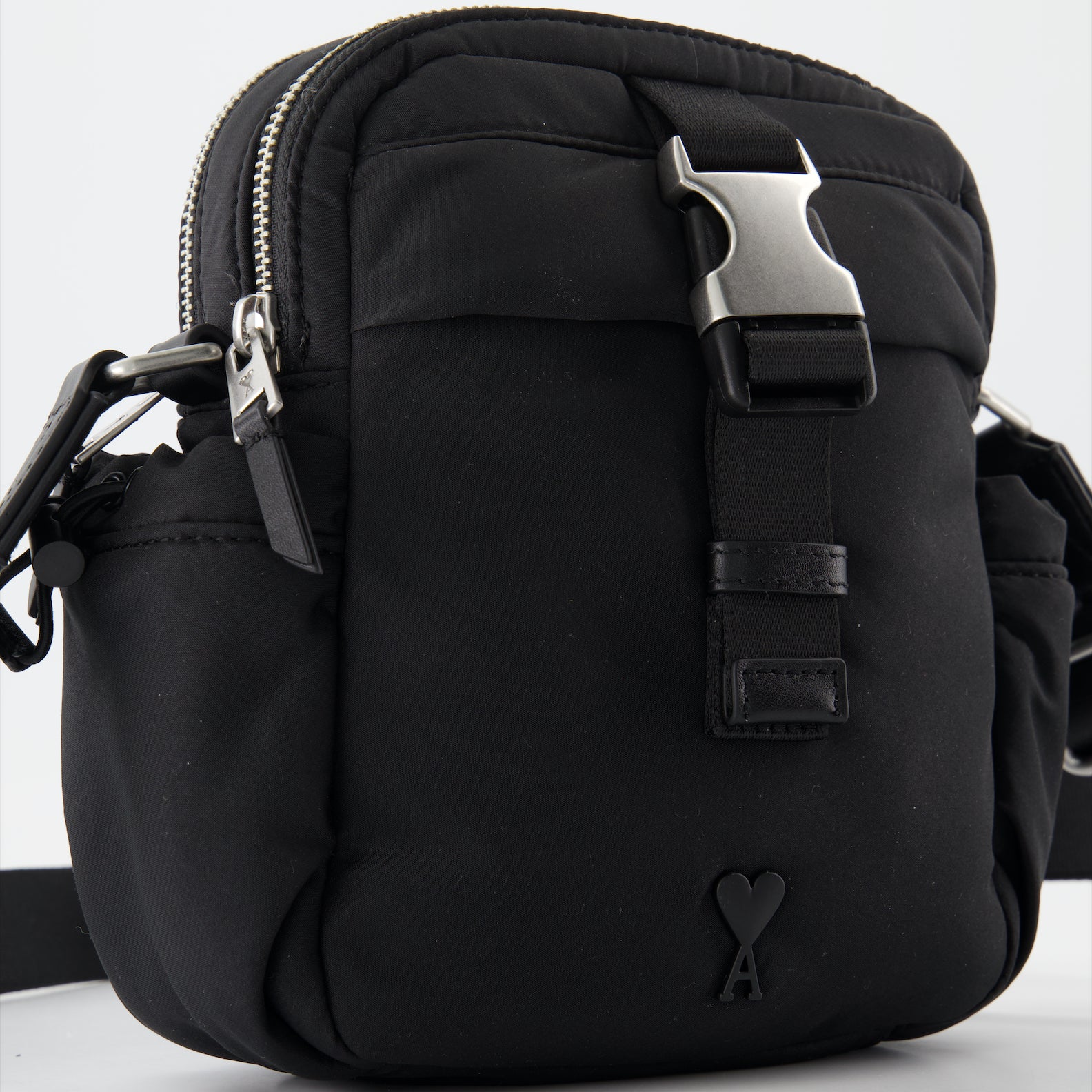 Borse a tracolla Sac bandoulière en nylon Ami PARIS Nero Homme