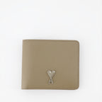Small leather goods Friend of Heart Wallet Ami PARIS Brown Man