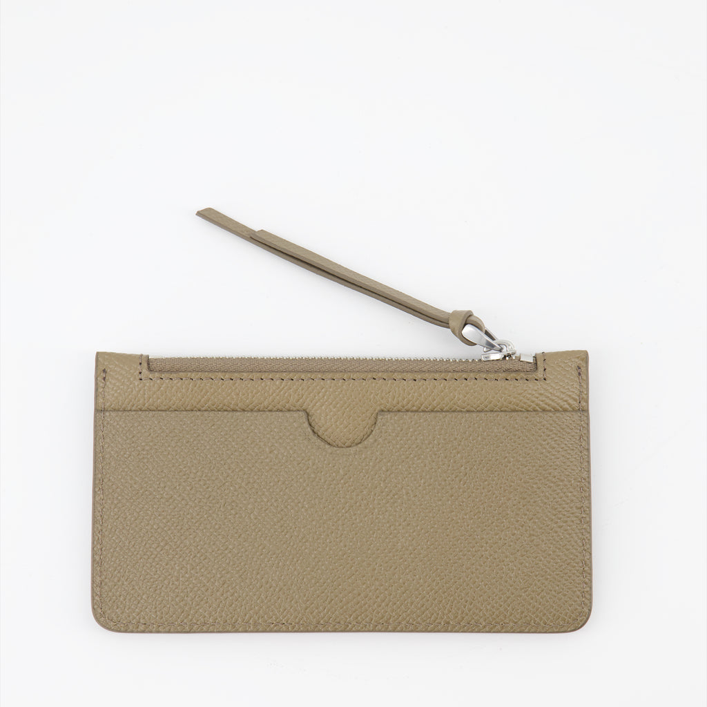 Pequenos artigos de couro Porte-cartes zippé Ami de Coeur Ami PARIS Marrom Homme