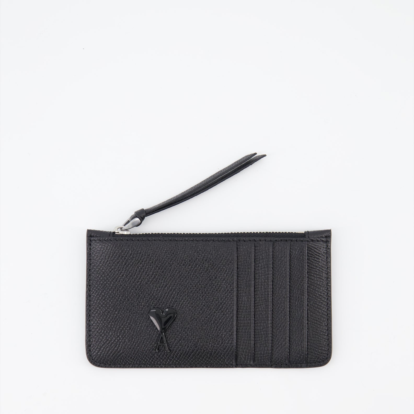 Small leather goods Ami de Coeur card holder Ami PARIS Black Man
