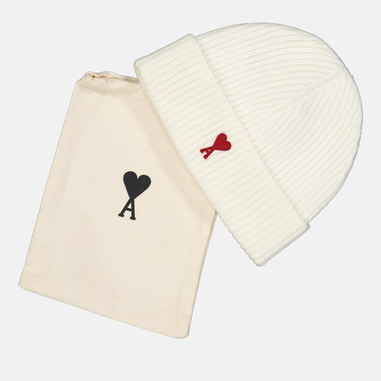 Hats, caps and beanies Friend of Heart Beanie Ami PARIS White Unisex