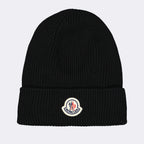 Hats, caps and beanies Logo beanie Moncler Black Man