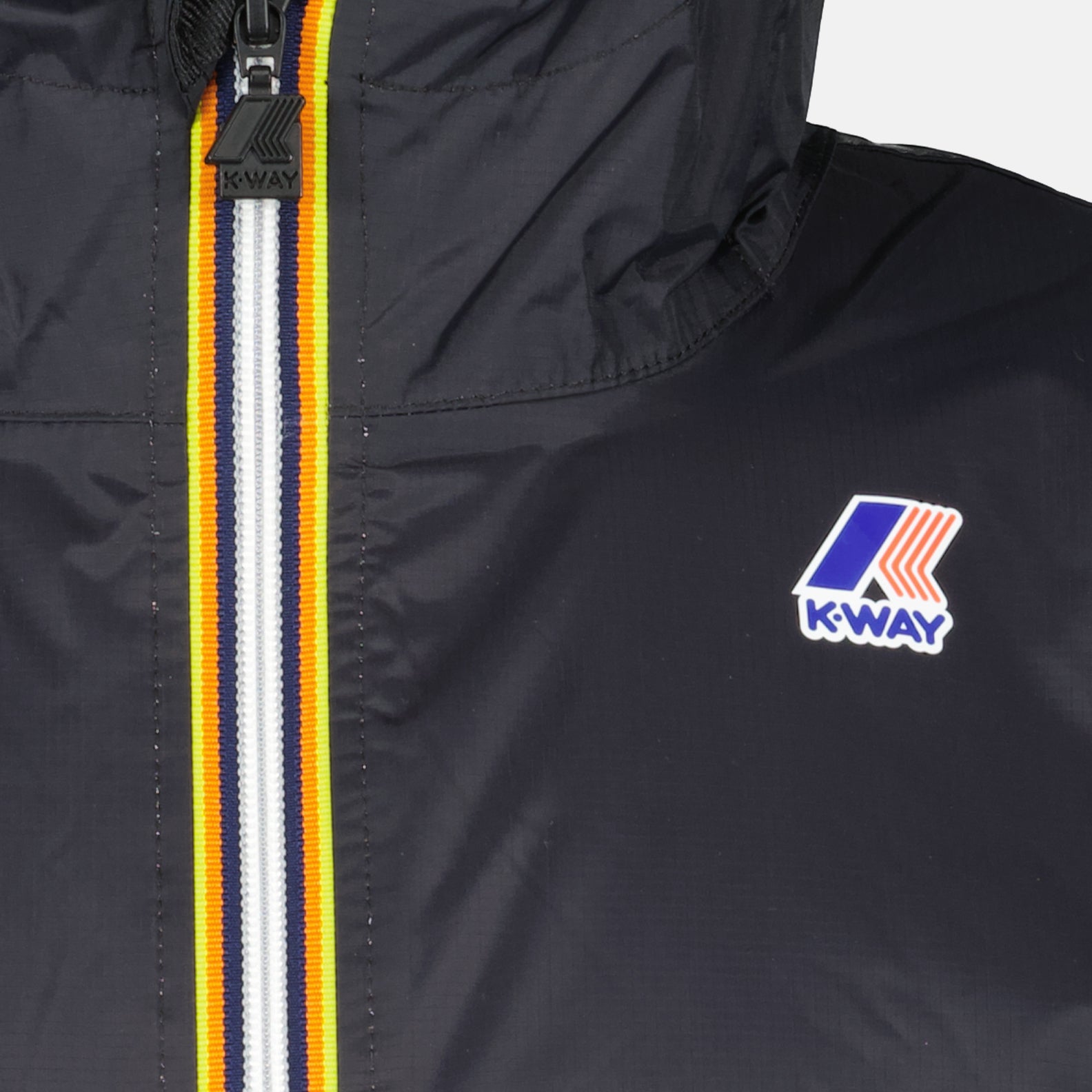 Casacos Le Vrai 3.0 Eiffel Windbreaker K-Way Preto Unissex