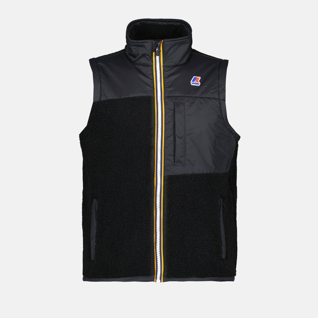 Jackets Le Vrai 3.0 sleeveless jacket K-Way Black Unisex