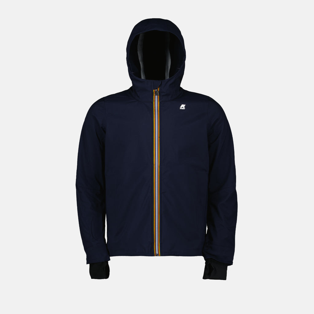 ジャケット ジャッコ ボンデッドジャケット K-Way 青 Homme