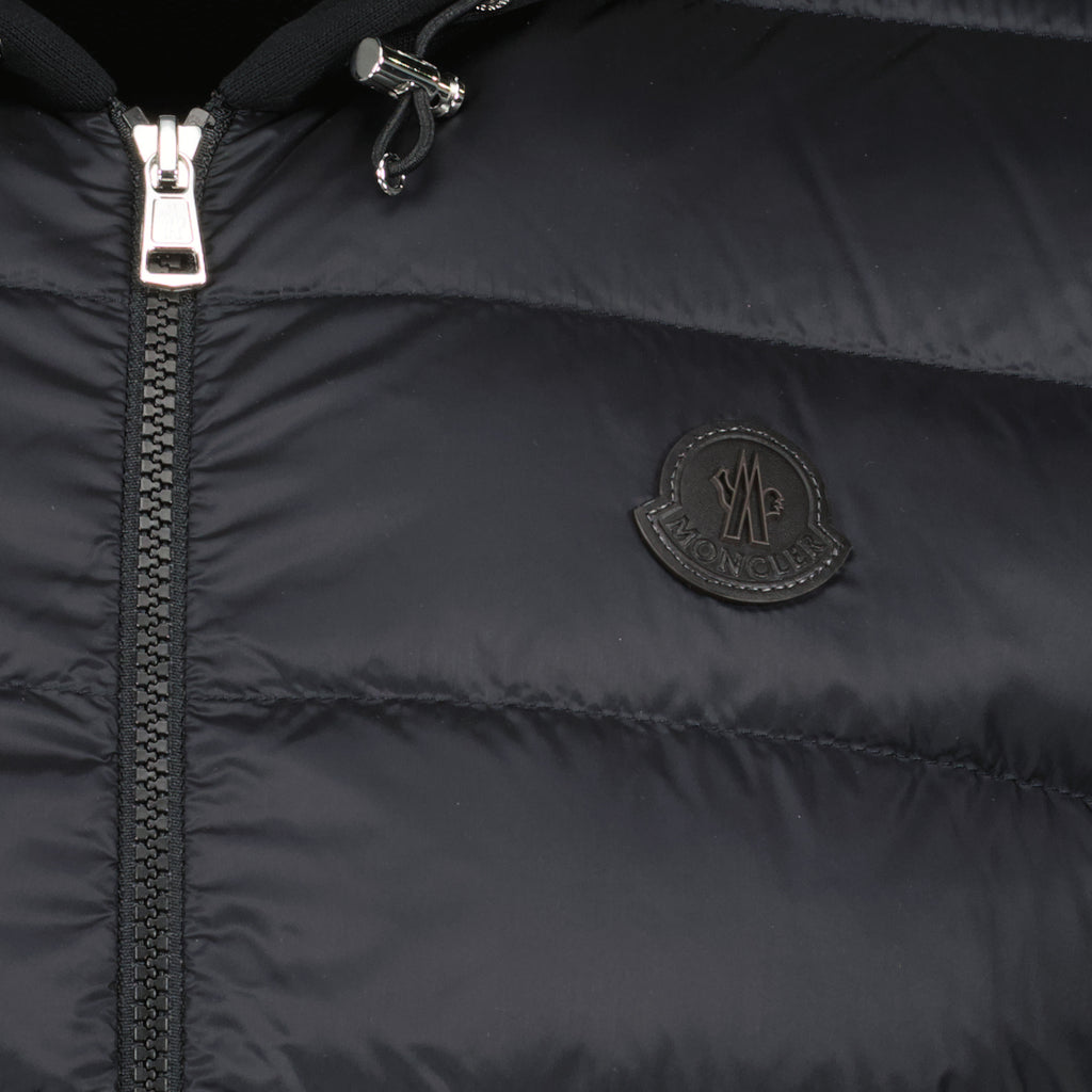 Vestes Veste bi-matière Moncler Noir Homme