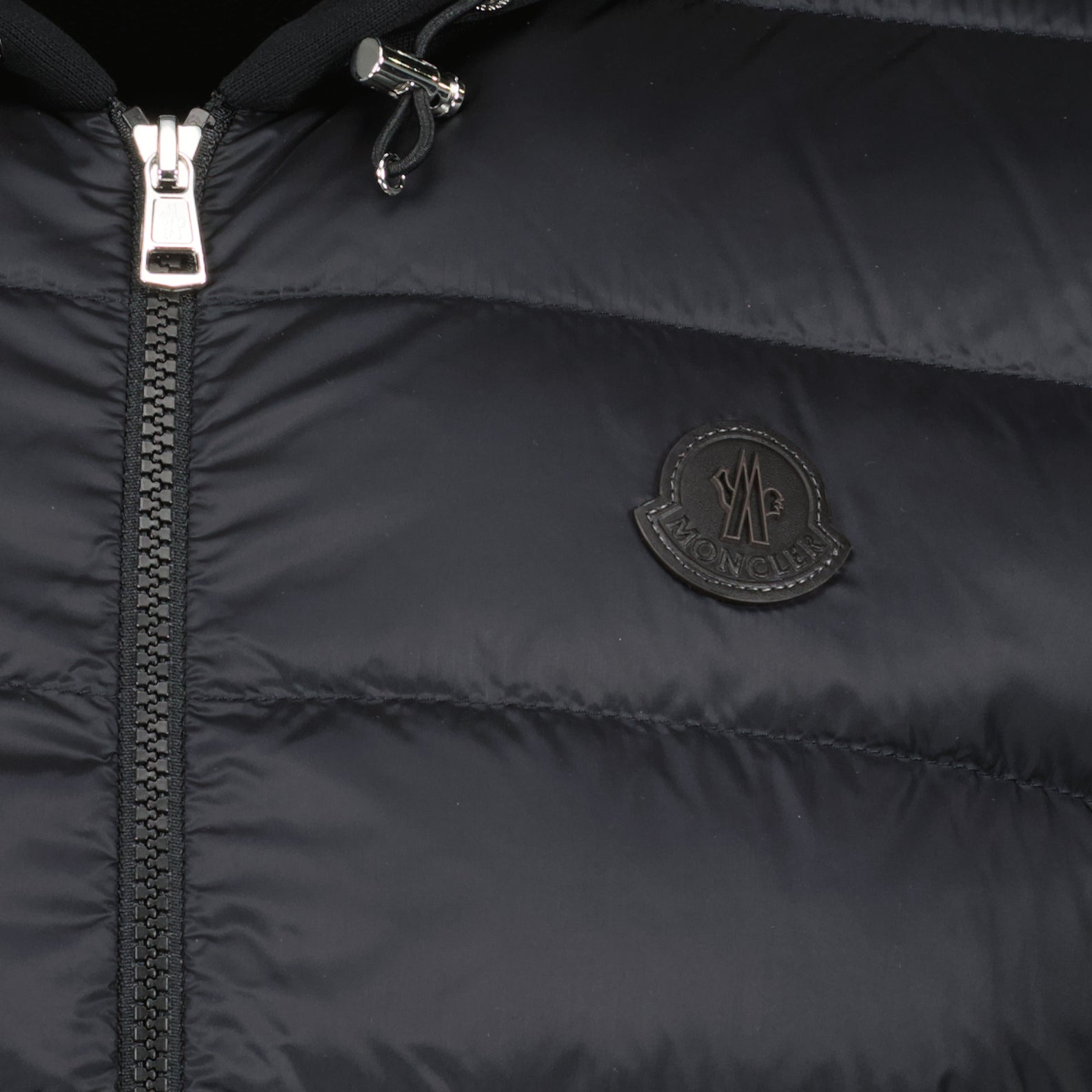 Vestes Veste bi-matière Moncler Noir Homme
