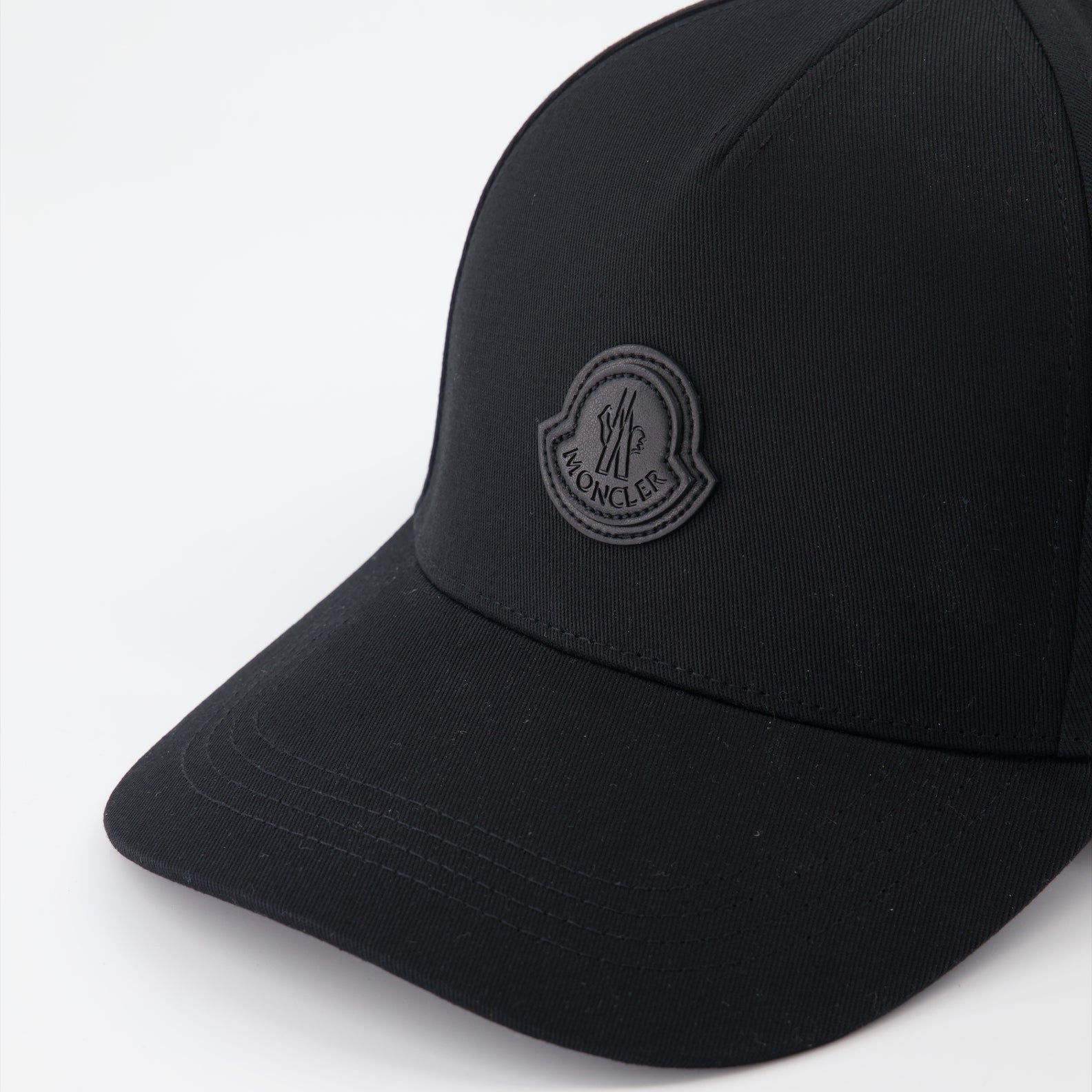 Chapeaux, casquettes et bonnets Casquette à logo Moncler Noir Homme